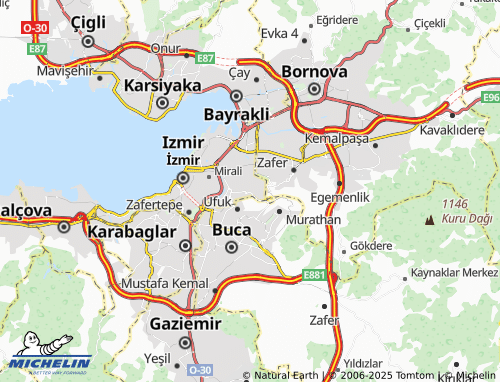 MICHELIN-Landkarte Saygı - ViaMichelin