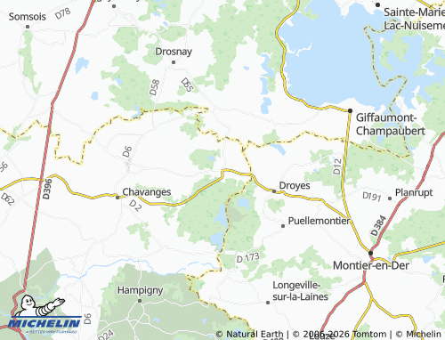Mappa MICHELIN Bailly-le-Franc - ViaMichelin