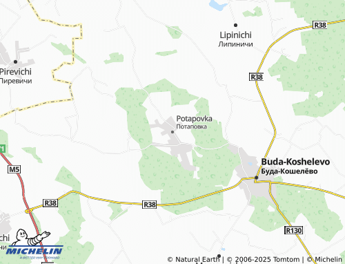 MICHELIN Potapovka map - ViaMichelin