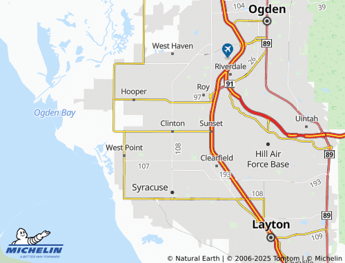 MICHELIN Clinton map - ViaMichelin