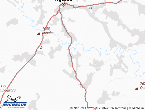 MICHELIN-Landkarte KuGxwalibomvu B - ViaMichelin