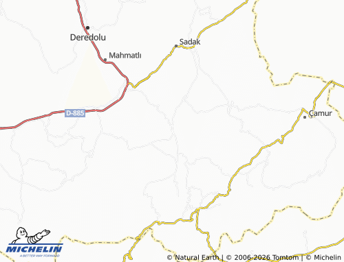 MICHELIN Eskiyol map - ViaMichelin