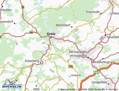 Kaart MICHELIN Thalbach - ViaMichelin