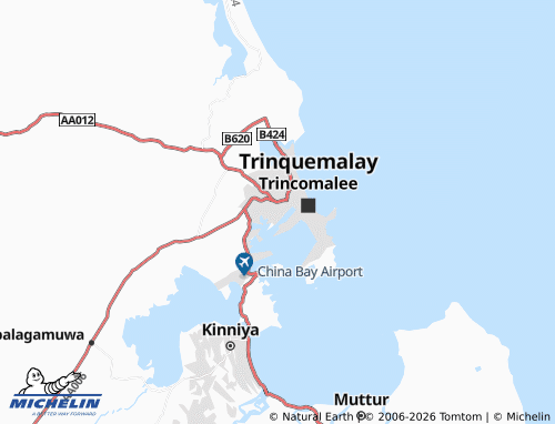 MICHELIN Mudcove map - ViaMichelin