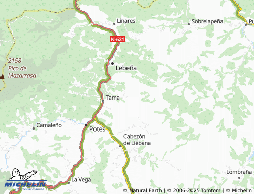 MICHELIN San Pedro de Bedoya map - ViaMichelin