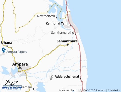 Mappa MICHELIN Udanga 02 - ViaMichelin