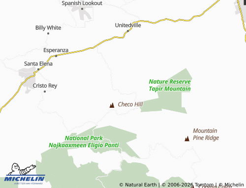 MICHELIN Upper Barton Creek map - ViaMichelin