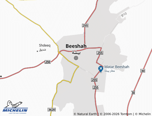Carte MICHELIN Beeshah - ViaMichelin