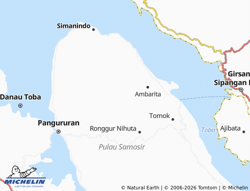 MICHELIN Salaon Dolok map - ViaMichelin