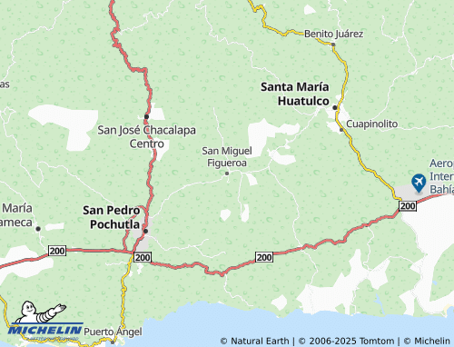 MICHELIN San Miguel Figueroa map - ViaMichelin