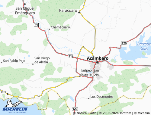 Mappa MICHELIN Las Trancas - ViaMichelin