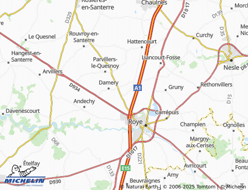 Mappa MICHELIN Goyencourt - ViaMichelin