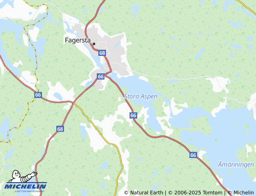 MICHELIN Sjöhagen map - ViaMichelin