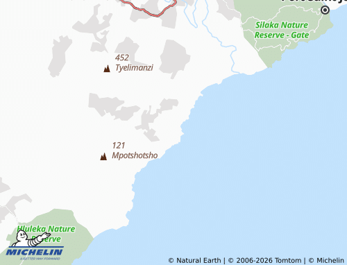 MICHELIN-Landkarte Ndluzula - ViaMichelin