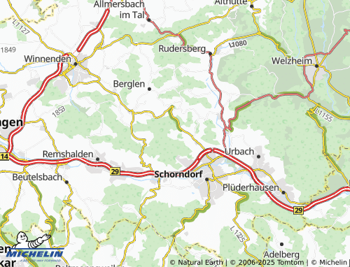 Carte MICHELIN Mannshaupten - ViaMichelin