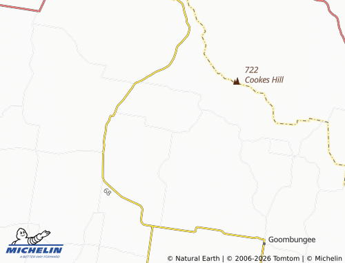 MICHELIN Mount Darry map - ViaMichelin
