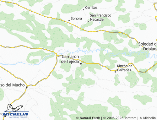 Mappa MICHELIN Paso El Cristo - ViaMichelin