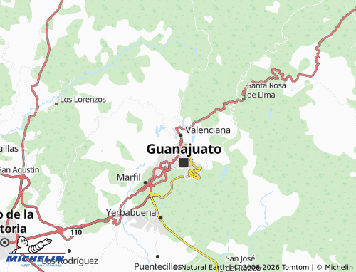 Mappa MICHELIN Cerro del Erizo - ViaMichelin