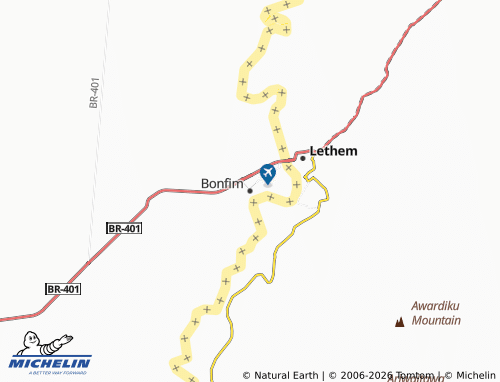 Carte MICHELIN Bonfim - ViaMichelin