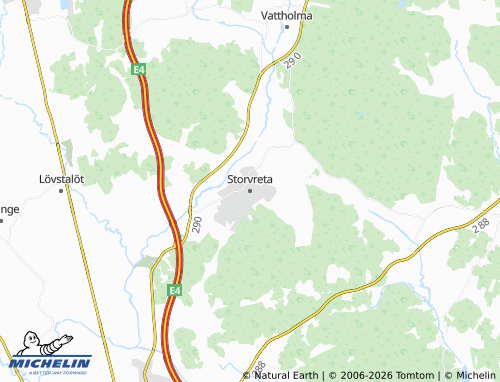 MICHELIN Storvreta map - ViaMichelin