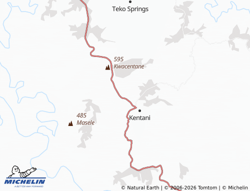 Kaart MICHELIN Phese-Kwediphu - ViaMichelin