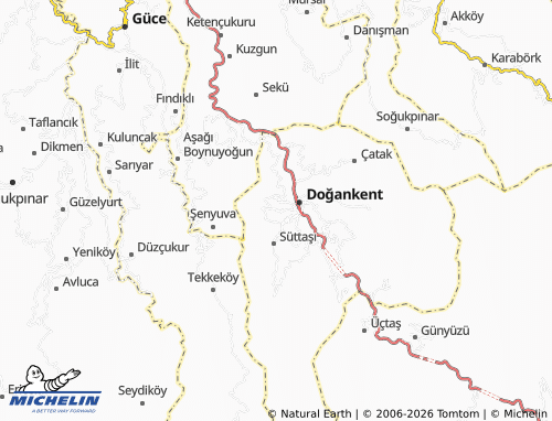 MICHELIN Yeşiltepe map - ViaMichelin