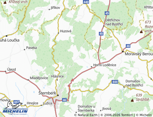 Kaart MICHELIN Dalov - ViaMichelin