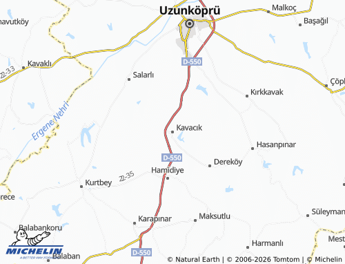 MICHELIN Kavacık map - ViaMichelin