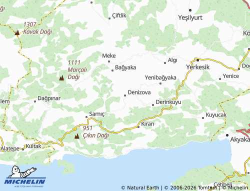 Mappa MICHELIN Denizova - ViaMichelin