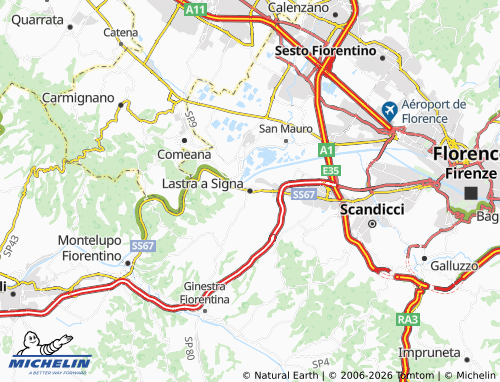 Mapa MICHELIN Lastra a Signa - ViaMichelin