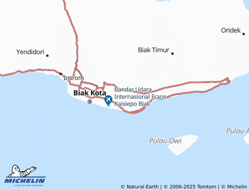 MICHELIN Wisata Binsari map - ViaMichelin