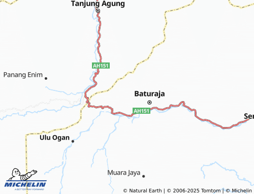 MICHELIN Tangsi Lontar map - ViaMichelin