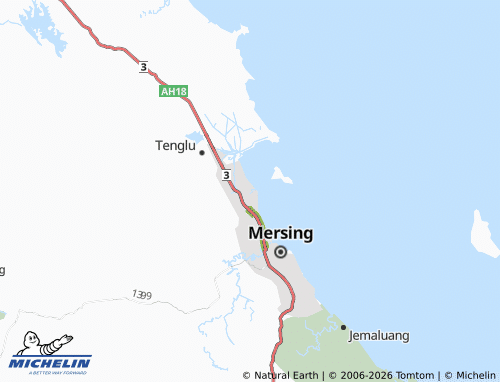 Mapa MICHELIN Kampung Tanjong Genting - ViaMichelin