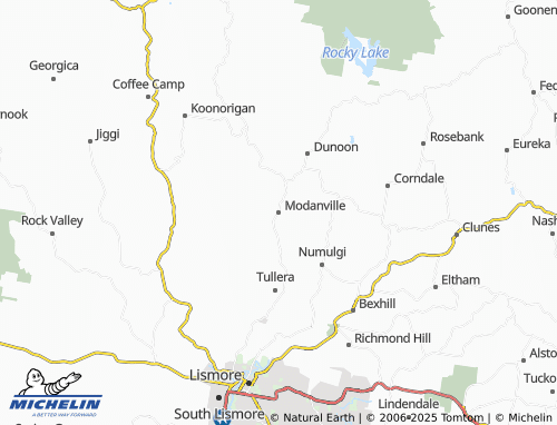 MICHELIN Modanville map - ViaMichelin