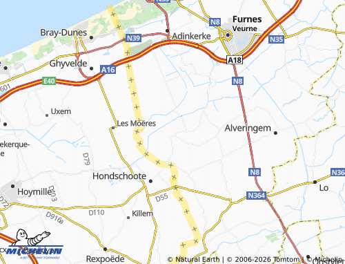 Mapa MICHELIN Houtem - ViaMichelin