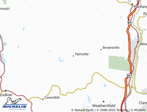 MICHELIN-Landkarte Felchville - ViaMichelin