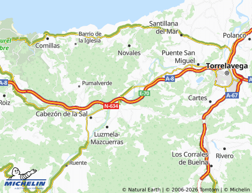 Carte MICHELIN Periedo - ViaMichelin