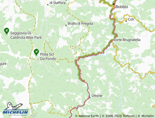 Mappa MICHELIN Ponte Organasco - ViaMichelin