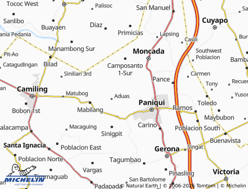 MICHELIN Calapan map - ViaMichelin