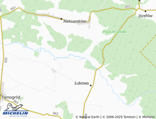 MICHELIN Szostaki map - ViaMichelin