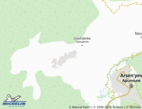 MICHELIN-Landkarte Chernyshevka - ViaMichelin