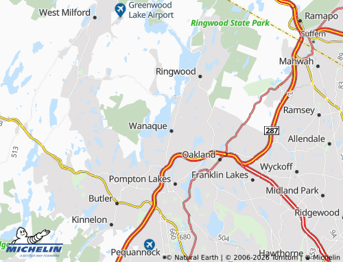 Mappa MICHELIN Wanaque - ViaMichelin