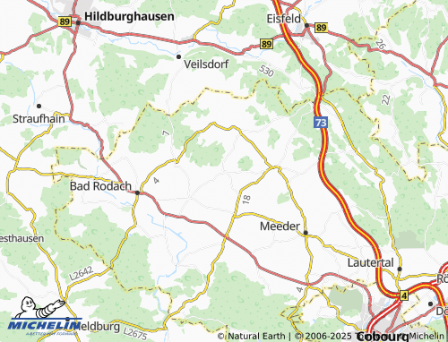 MICHELIN-Landkarte Oettingshausen - ViaMichelin