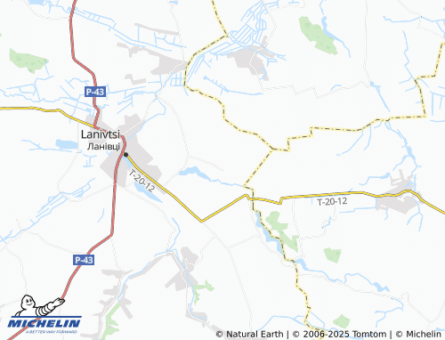 MICHELIN-Landkarte Kozachky - ViaMichelin
