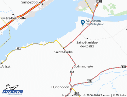 Kaart MICHELIN Sainte-Barbe - ViaMichelin