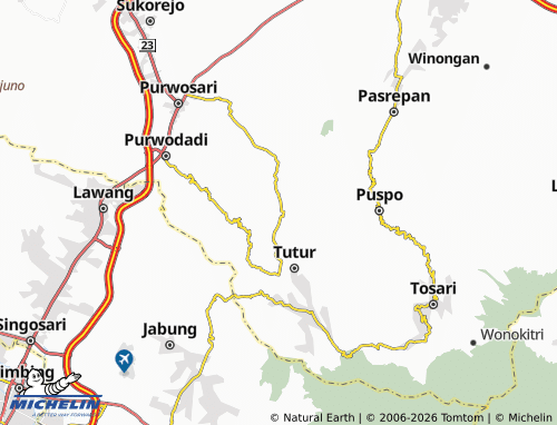Mapa MICHELIN Sumber Pitu - ViaMichelin