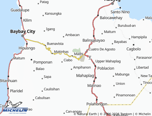 MICHELIN Kabatuan map - ViaMichelin
