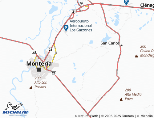 MICHELIN La Risueña map - ViaMichelin