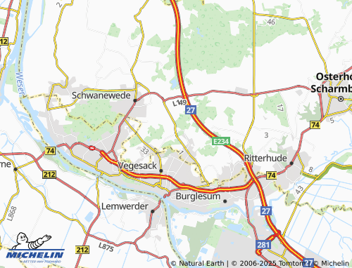 MICHELIN Löhnhorst map - ViaMichelin
