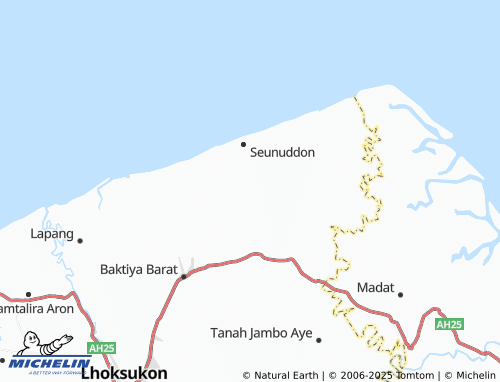 MICHELIN Matang Jeulikat map - ViaMichelin
